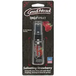 Спрей для мінету зі стимулюючим ефектом Doc Johnson GoodHead Tingle Spray, Полуниця - мініатюра 2