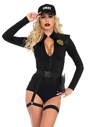 Костюм рольовий SWAT Team Babe Leg Avenue, M - мініатюра 1