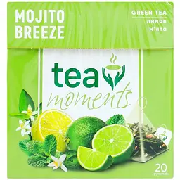 Чай зелений Tea Moments Mojito Breeze 20 пірамідок (920162)