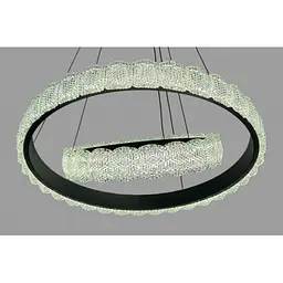 Люстра лед підвісна Linisoln 1532-60*40 BK метал, акрил, LED-стрічка, 60*40 см, 90 Вт