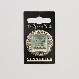 Акварельна фарба Sennelier, полукювета, S1, Сірий Сеннельє (Sennelier Grey)