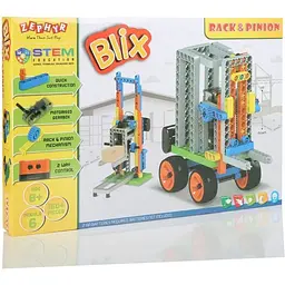 Конструктор Zephyr поліпропіленовий, розвиваючий з моторчиком "BLIX" Підйомник (150 елм./6 моделей)