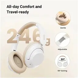 Бездротові навушники Ugreen HP202 HiTune Max5 Hybrid ANC Headphones (15809) білі ugr-15809 - мініатюра 6