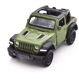 Автомодель Jeep Wrangler Rubicon 2021 TechnoDrive 250339U Зелений (4895065079452)