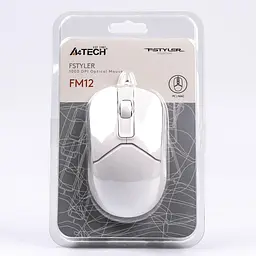 Миша A4Tech Fstyler FM12 USB White (FM12 (White)) - мініатюра 8