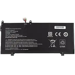 Батарея Hewlett Packard для ноутбука HP CP03XL (Spectre X360 13-AE) 11.4V 4900mAh Чорний - мініатюра 2