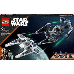 Конструктор LEGO Star Wars Мандалорський винищувач проти перехоплювача TIE, 957 деталей (75348)