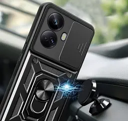 Панель BeCover Military для Realme 10 Pro Plus 5G Black (710022) - мініатюра 4