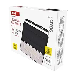 Прожектор EMOS сонячний світлодіодний 1600 лм IP54 4000K PIR (ZG122S) - мініатюра 10