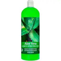 Мило рідке BIOTON 1л пляшка Антибактеріальне Алое Вера
