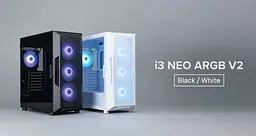 Zalman Корпус I3 Neo ARGB V2 без БР, 2xUSB3.0, 1x Type C, 4x120мм, ARGB, VGA 355мм, LCS ready, TG Side Panel, ATX, білий - мініатюра 3