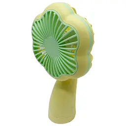 Портативний ручний вентилятор Bambi 2 в 1 MK 5612(Yellow), 2 режими