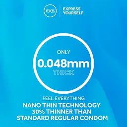 Презервативи EXS Nano Thin (тонкі, 1 шт.) - мініатюра 2