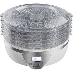 Дегідратор-сушарка для овочів і м'яса SilverCrest SDA 350 A2 350 Вт до 70°С автоматична 5 лотків - мініатюра 2