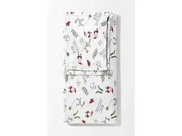Плед LELIT 150*200 Новорічний Велсофт,Білий Merry everything,150/200 - мініатюра 5