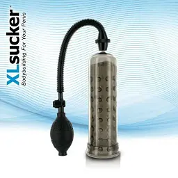Вакуумна помпа XLsucker Penis Pump Black для члена довжина до 18 см діаметр до 4 см - мініатюра 4