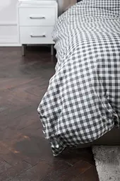 Комплект постільної білизни Moon&Star King Size 220x240 см наволочки 4х50х70 см Gray Square Ranforce Elite - мініатюра 8