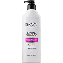 Шампунь Kerasys Hair Clinic Repairing Shampoo, що відновлює, 600 мл