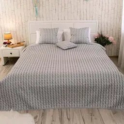 Покривало Руно 212х240 Grey Braid (Р329.52_Grey Braid)
