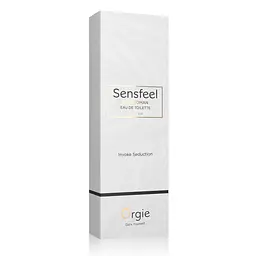 Жіноча туалетна вода Sensfeel + афродизіак, 10 мл ефективна феромон-технологія Orgie (Бразилія-Португалія) - мініатюра 3