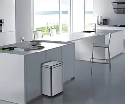 Відро для сміття сенсорне прямокутне Koer TC-020212-02 12 л нержавійка (KR5584) - мініатюра 4