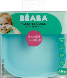 Силіконова тарілка на присосці Beaba Babycook, блакитний (913430) - мініатюра 3