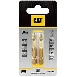 Набір ударних торсійних біт Cat PH2, 50 мм 2 шт. (DA01004) - мініатюра 2