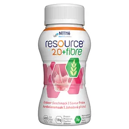 Набір ентеральне харчування Nestle Health Science Resource 2.0+Fibre зі смаком полуниці 2.4 л (3 уп. х 4 шт. х 200 мл) - мініатюра 3