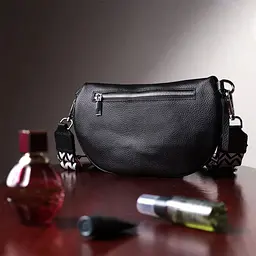 Сумка для жінок Vintage 22666 25.5х15х4 см Чорна - мініатюра 12