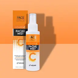 Тонізуючий та освіжаючий міст для обличчя Face Facts Vitamin C Facial Mist 100 см - мініатюра 2