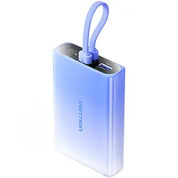 Універсальна мобільна батарея Vention 10000mAh 22,5W PD, USB-A, USB-C In/Out, Lightning In/Out, Синій
