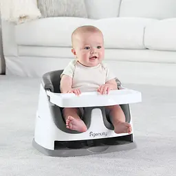 Стільчик-бустер для годування 2 в 1 Ingenuity Baby Base, сірий (11576) - мініатюра 2