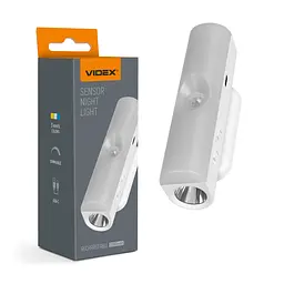 LED світильник акумуляторний з датчиком руху Videx VL-NL108W (28977-000)