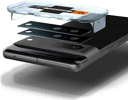 Захисне скло на камеру Spigen Glas.tR EZFit Optik Lens для Google Pixel 7a [AGL05970] [85092] - мініатюра 4