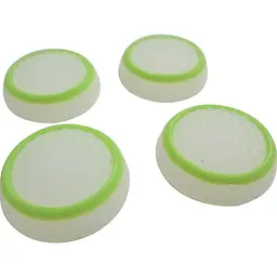 Накладки на стіки Thumb Grips 4-pack для PS4/PS5/Xbox White Green [122996] - мініатюра 2