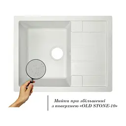 Кухонна мийка Lidz 650x500/200 STO-10 (LIDZSTO10650500200), Сірий - мініатюра 3