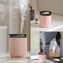 Зволожувач повітря з підсвічуванням WX106 Type-C/5V USB 200ml Pink Epik teh0029809 - мініатюра 2