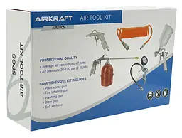 Набір пневматичний 5 од. Airkraft hoz0014586 - мініатюра 4