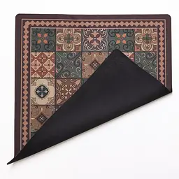 Килимок для ванної кімнати з діатоміту GeoFlora 58×58 (см) вологопоглинаючий килимок для будинку ванни Yiwu HP-42-15 - мініатюра 3