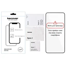 Скло захисне BeCover Motorola Moto G06 / G06 Power 4G Black (714364) - мініатюра 2