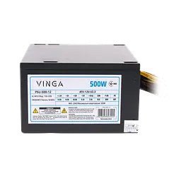 Блок живлення Vinga 500W ОЕМ (PSU-500-12) - мініатюра 2