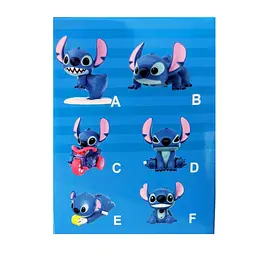Інтерактивна іграшка Стіч фігурка сюрприз Stitch з рухомими елементами в коробці Синій - мініатюра 2