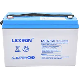 Акумулятор Lexron GEL 12V (12V/105Ah/1260Wh) (LXR12-105) [154054]