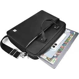 Сумка для ноутбука WiWU Hali Laptop Bag for MacBook 15.6` Black (6976195091755) [98327] - мініатюра 7