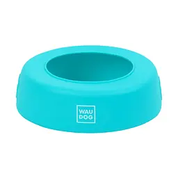Миска-непроливайка Waudog Silicone 1 л блакитний - мініатюра 4