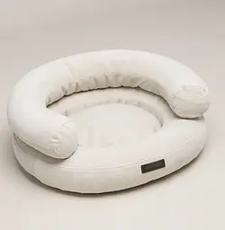 Лежак ортопедичний для собак "Marshmallow" бежевий XS (60*57) - мініатюра 7
