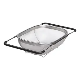 Друшляк-сито на раковину для миття продуктів 36*25*10.5 см Zhongjing HP-19-18-L - мініатюра 20