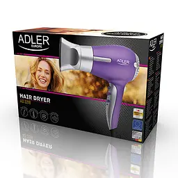 Фен для волосся Adler AD 2218 1500w - мініатюра 6