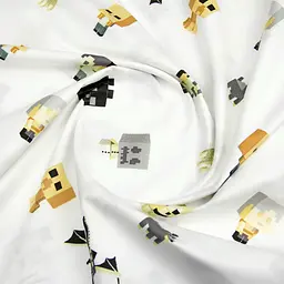 Дитяча постільна білизна в ліжечко Cosas Minecraft World 110х140 см (MinecraftWorld_El80-11Honey_140) - мініатюра 9