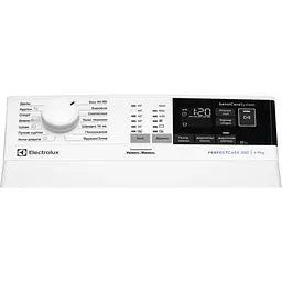 Пральна машина Electrolux вертикальна, 7кг, 1200, A, 60см, дисплей, інвертор, білий - мініатюра 2